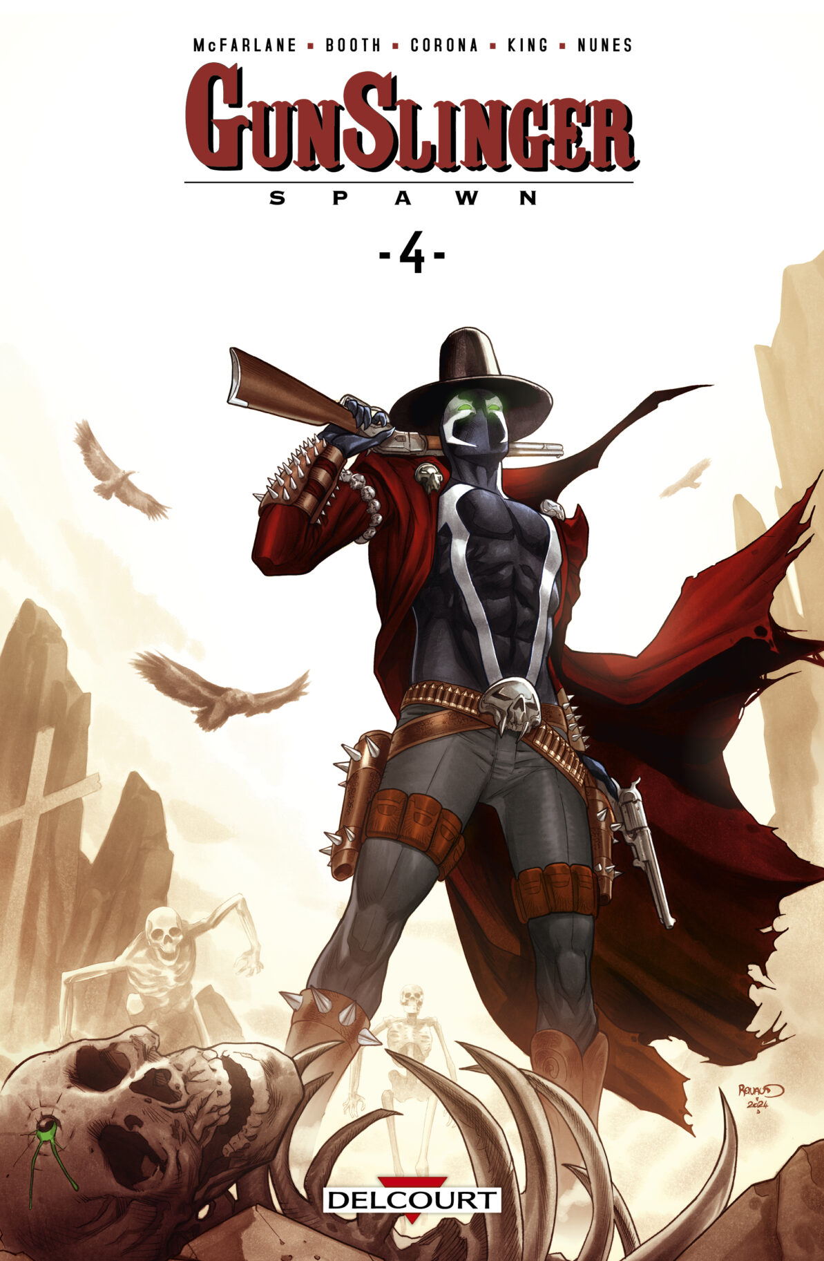 GUNSLINGER SPAWN TOME 4 COUVERTURE EXCLUSIVE COMPTOIR DU REVE