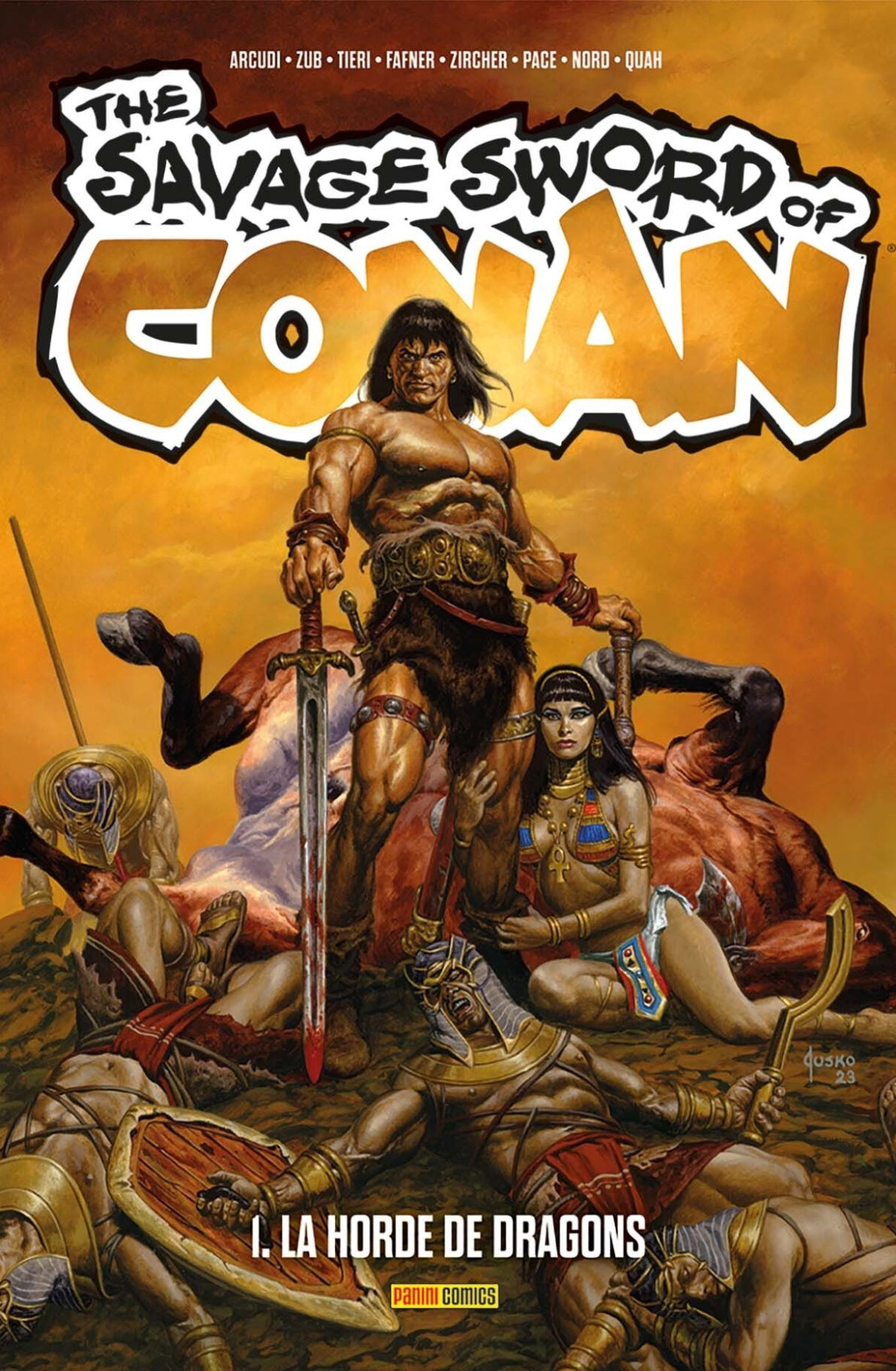 THE SAVAGE SWORD OF CONAN T01 : LA HORDE DE DRAGONS