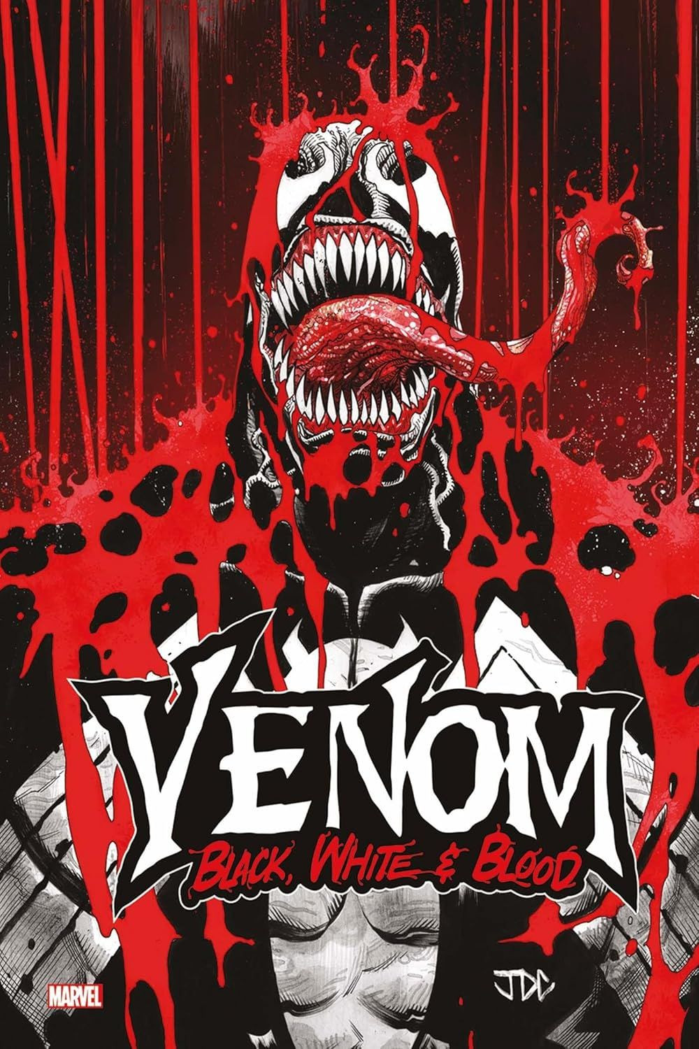 VENOM BLACK WHITE & BLOOD