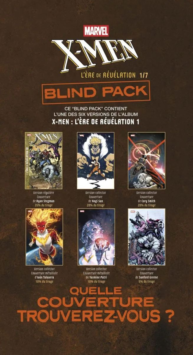 X-MEN : L'ERE DE REVELATION N 01 - BLIND PACK